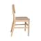 Flash Furniture Jacob Cane Rattan Dining and Event Chairs w/Solid Wood Frame and Seat, Natural, 2PK SK-220902-NAT-GG - alternate 5